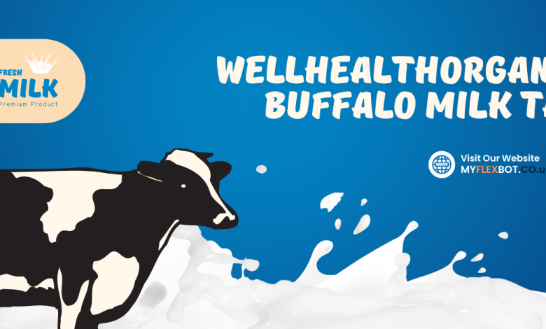 WellHealthOrganic Buffalo Milk Tag